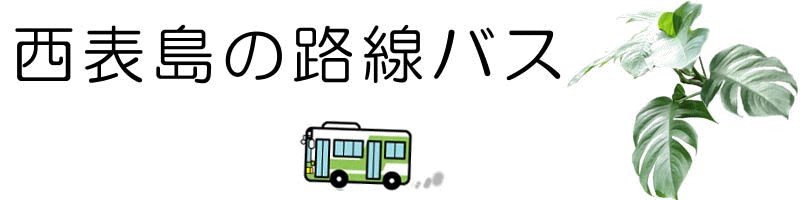 西表島の交通・路線バスの紹介です