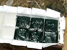 野山の炭焼き・竹炭５