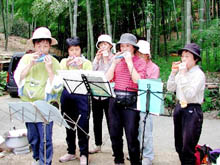 野山の炭焼き・竹炭６